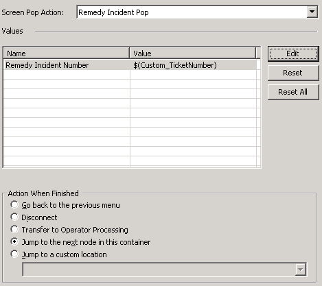 Screen Pop configuration in Attendant